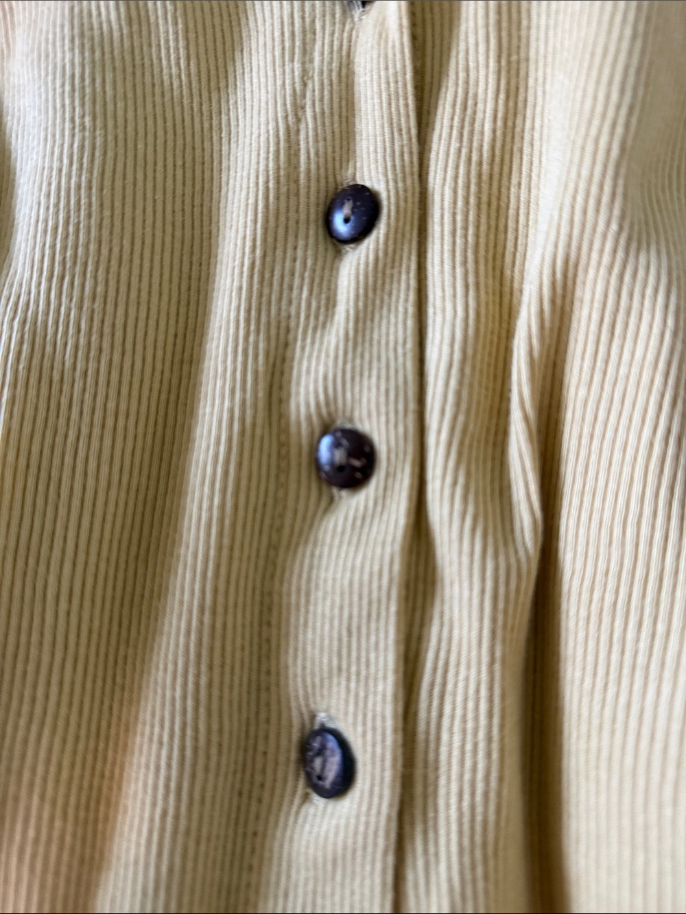 Free People Beach Yellow Button Up Maxi Jersey Knit Dress - Picture 3 of 5